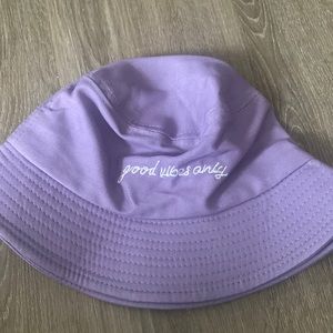 purple bucket hat